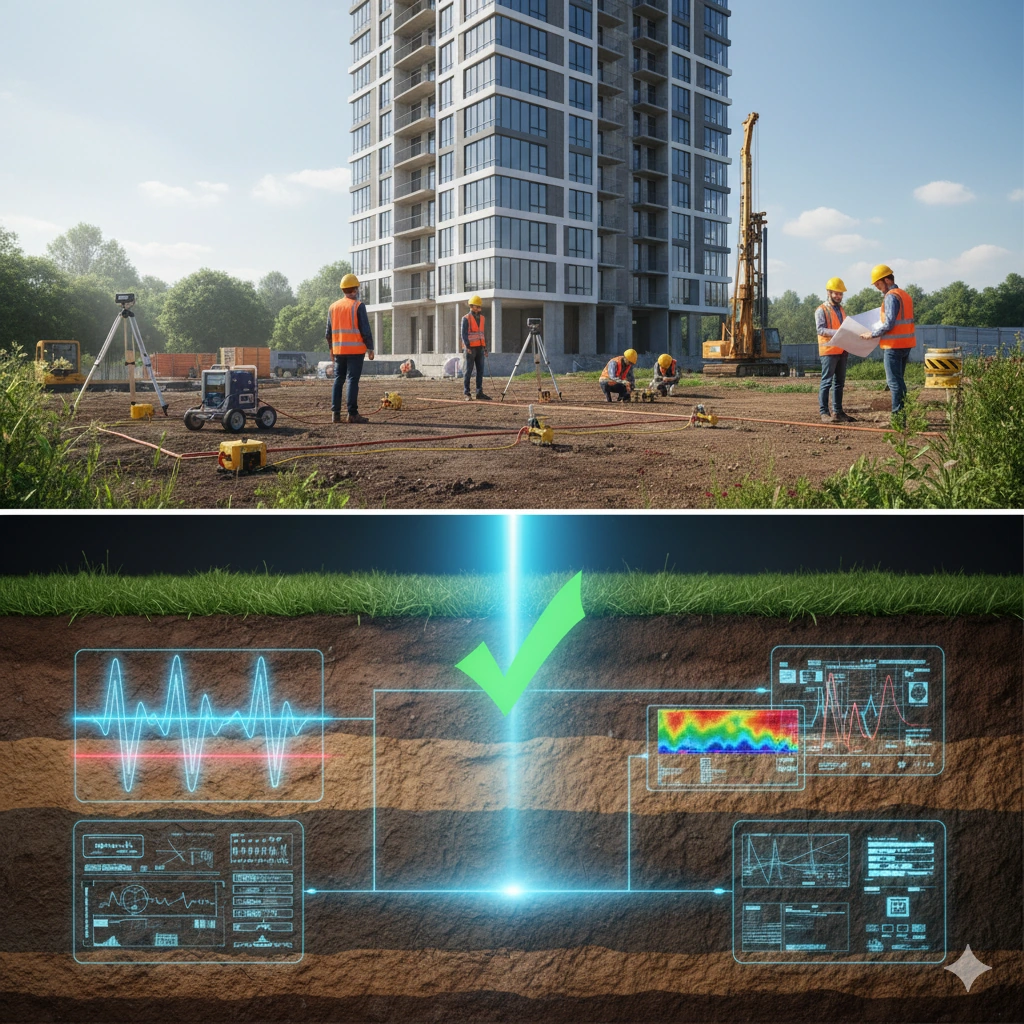 ¿Qué es la geofísica aplicada a la geotecnia y por qué es esencial para tu proyecto de construcción?