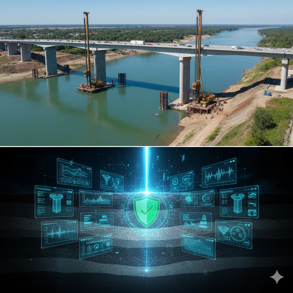 Puentes vehiculares: Estudios geofísicos para cimentaciones profundas